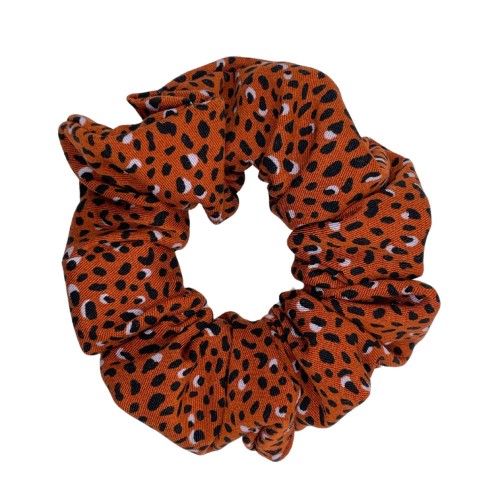 Scrunchie wiskoza Cętki