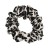 Jedwabna scrunchie w panterkę z dodatkiem wiskozy, mała
