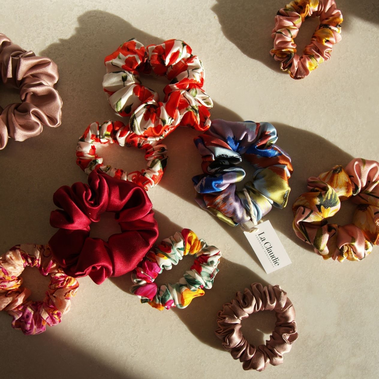 Handmade scrunchies